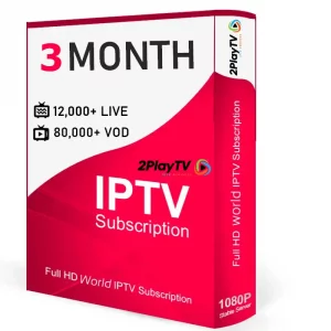 IPTV 3 month subscription